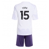 Manchester United Leny Yoro #15 Bortatröja Barn 2025-26 Kortärmad (+ Korta byxor)